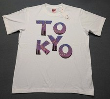 NWT UNIQLO UT Me Tokyo Japan Fireworks Tshirt Unisex Adult Size XL White