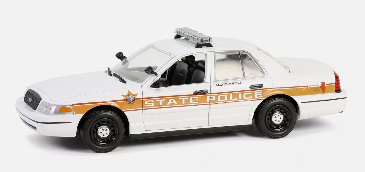 Ford Crown Victoria Police Interceptor Greenlight, cadeau pour collectionneur