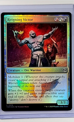 2025 MTG Magic The Gathering TDM Tarkir Dragonstorm Foil #216 Reigning Victor