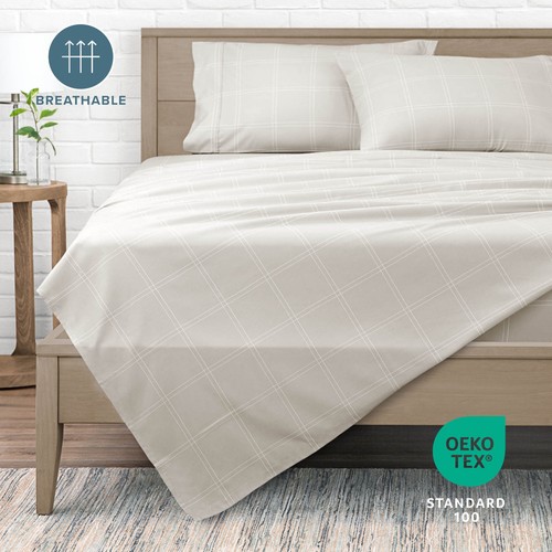 Bare Home 1800 Ultra-Soft Sheet Set Prints - Deep Pockets - Bild 46 von 126