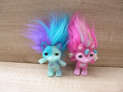 Elch 2er Set The Zelf Zelfs Trolle Catsby & Hightail Winged Unicorn Figuren 5''