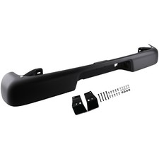 Black Rear Bumper For Dodge Ram 1500 2500 3500 2003-2008 Ch1167113 Steel