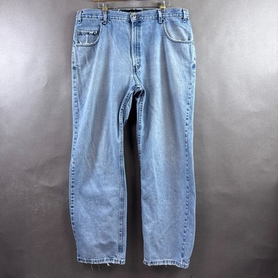 Vintage Levis Silvertab Jeans Mens 38x34 Blue Y2K Made USA Faded