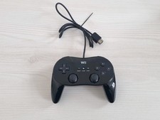 Classic Controller Pro Wii Gamepad Nero - Joystick Originale Nintendo