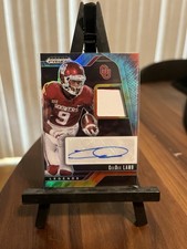 Panini Prizm 2025 Legends Ceedee Lamb Tie Die Patch Auto /25 #LPA-CDL