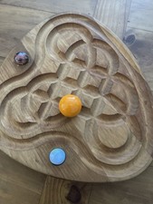 Grimm’s Holz Kugelbahn / Murmelbahn – hochwertiges Naturspielzeug