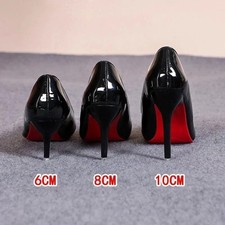 Women Pointed Toe Patent Leather High Heels Stiletto Party Dress Pumps Black