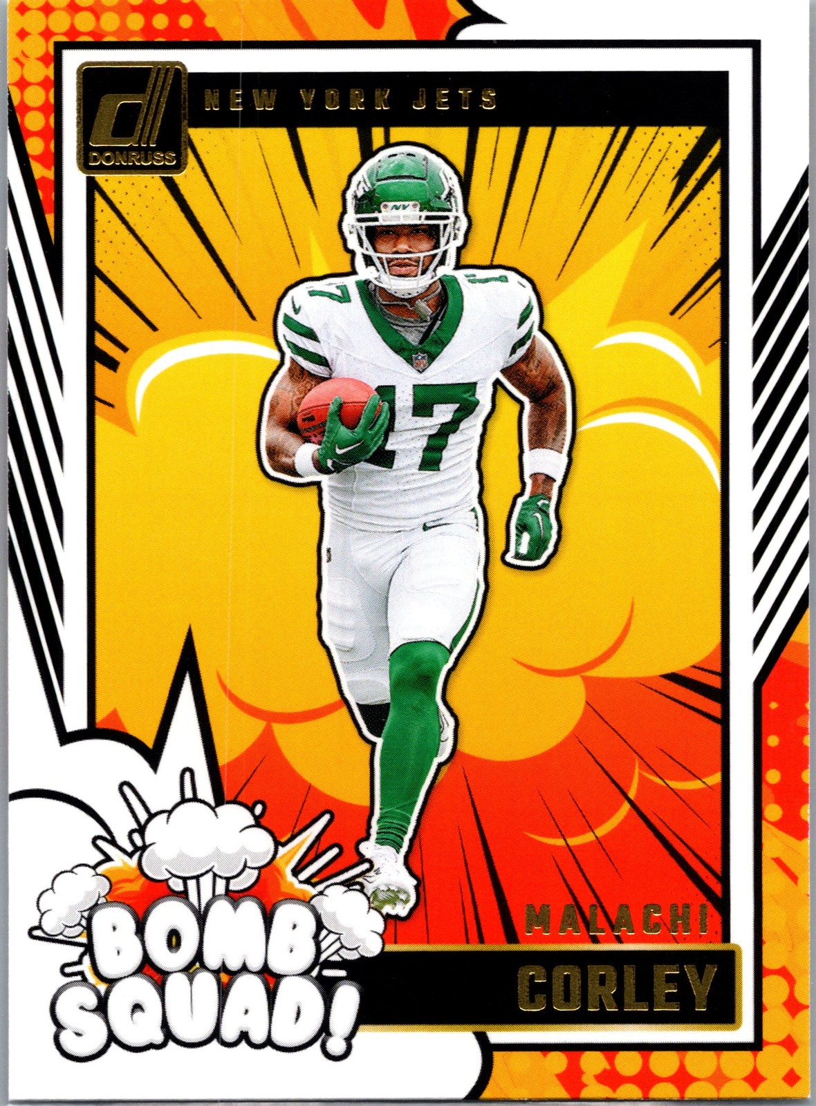 Malachi Corley Panini Donruss Bomb Squad #26 Base