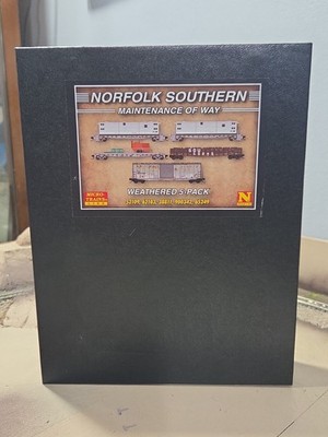 MICRO-TRAINS 99302200 N SCALE NORFOLK SOUTHERN MOW FACTORY WEATHERED 5 PACK OOP