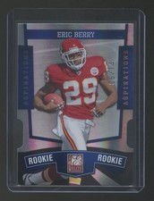 2010 DONRUSS ELITE ERIC BERRY ROOKIE ASPIRATIONS #ED 06/14  RARE CHIEFS  HOF ?
