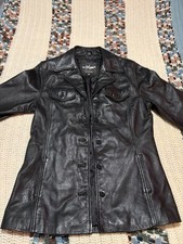 VINTAGE Maxima Wilson s Leather Jacket; Women s size L