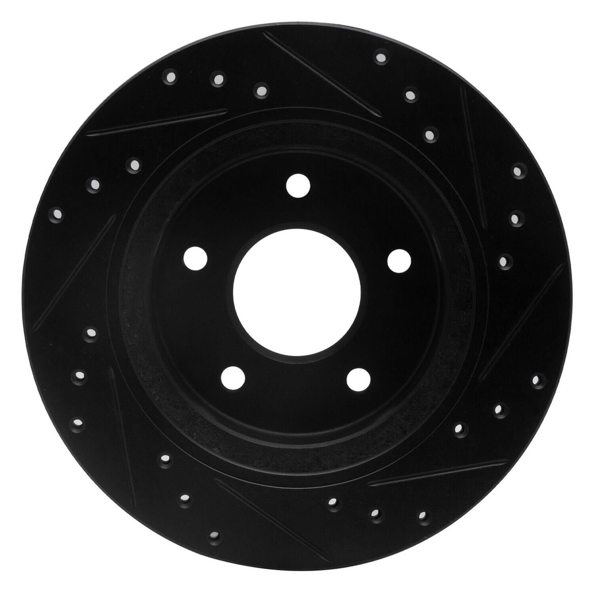 For Nissan 300ZX 87-89 Brake Rotor eLINE Drilled & Slotted 1-Piece