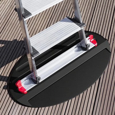 Anti Skid Ladder Stop Mat, 27x15.7 Non Slip Rubber Stabilizer Pad Anti Slip Ladd