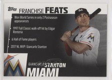 2019 Topps Franchise Feats Giancarlo Stanton #15 0l1