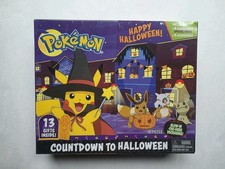Pokemon Pikachu Advent Calendar 13 Day Countdown to Halloween, 2" Figures