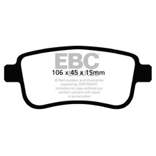 EBC Brakes Bremsbelagsatz Bremsklötze 440603734R | 447385