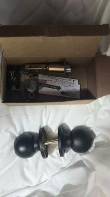 Knobwell Matte Black Interior Privacy Door Knob