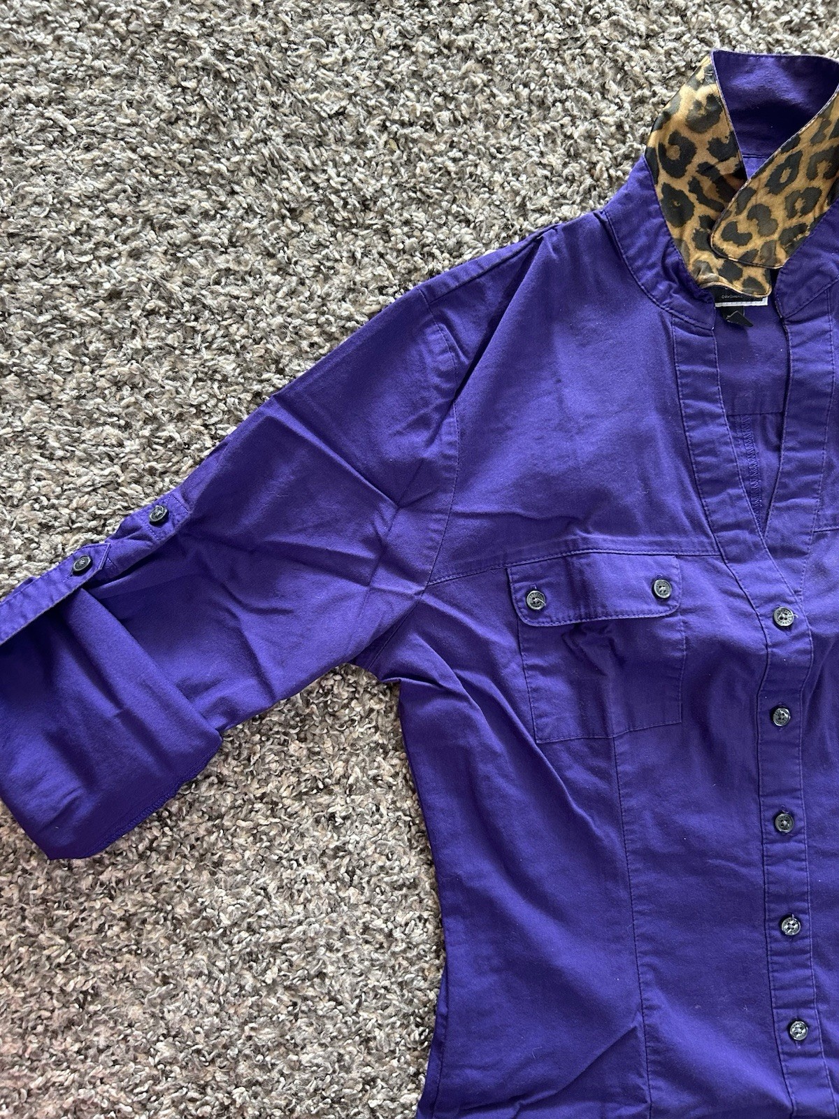 Express Essential Button Down Blouse - image 5