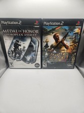 Medal Of Honor Lot: Sony PlayStation 2 -  Ps2 Cib Tested & Polished Disc's Minty