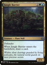 1x Jungle Barrier MTG Mystery Booster NM Magic Regular