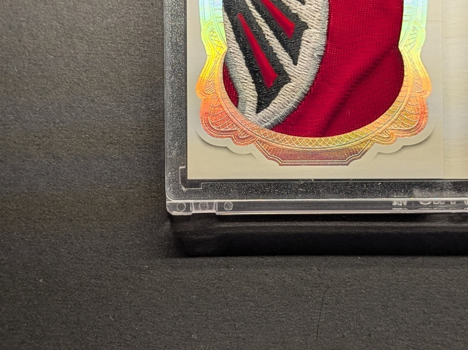 CALVIN RIDLEY Rookie Auto 2018 Flawless Booklet Nasty Logo Patch SSP /10 RPA view 4