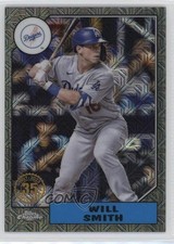 2022 Update 1987 Topps Chrome Silver Pack Series Mojo Black /199 Will Smith 13kt