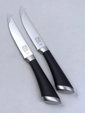 2pc Chicago Cutlery FUSION 4.5" Steak Knife SET, Stainless Steel Blades, NEW