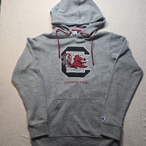 Champion Men’s South Carolina Gamecocks Gray Pullover Hoodie Sweatshirt Size S