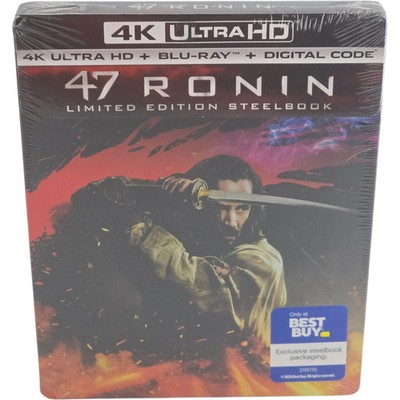47 Ronin SteelBook 4K Ultra HD + Blu-ray + Digital Edt ltd Keanu Reeves Zone A