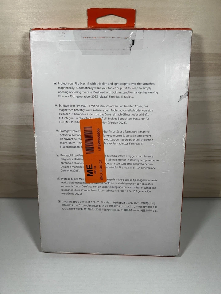 Amazon Magnetic Slim Cover for Fire Max 11 Tablet (2023 Release) Black  B0BPJYB2 - Image 3 of 3