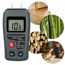 Digital Moisture Detector Damp Meter Brick Wood Screed Wallpaper Caravan Tester-