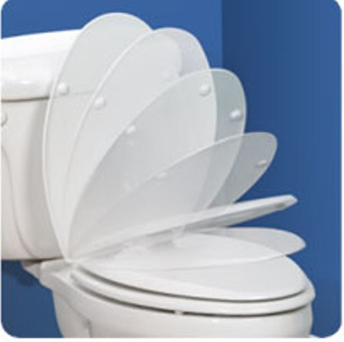 Bemis 200SLOWT-244 Round Front Plastic Slow Close Toilet Seat - Kohler NAVY