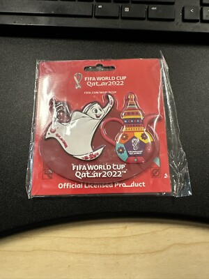 2022 FIFA World Cup Qatar Official Merchandise Licensed Magnet-RARE/NEW