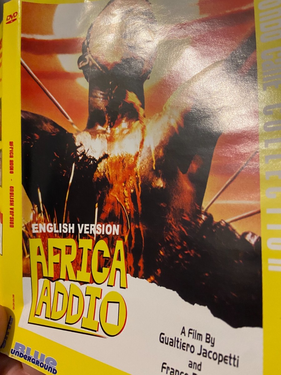 Africa Addio - English Version region 1 DVD (1966 mondo