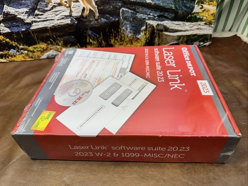 2023 Office Depot Laser Link Software Suite W-2 + 1099-Misc NEC 50 Employees W2 - Picture 7 of 7