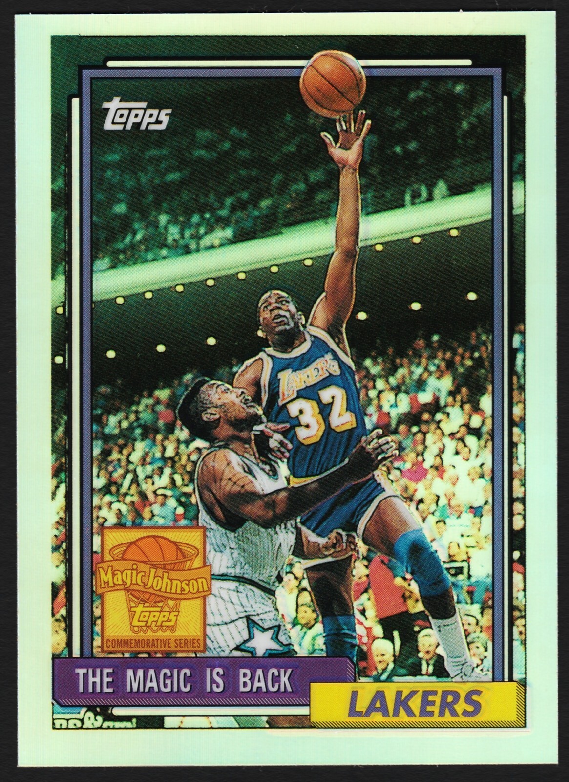 Magic Johnson 2000-01 Topps Chrome Reprints Refractors #6 Lakers RARE 🔥