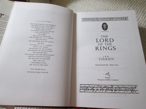 J.R.R. Tolkien The Lord of the Rings Illustrated by Alan Lee HC/DJ Omnibus 1991 - Bild 16 von 24