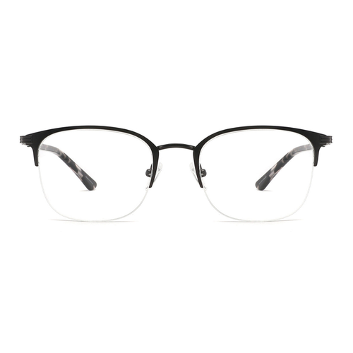 Gafas con marco de metal con bisagras de resorte y brazos de acetato unisex VF0107 53-17-140 - Imagen 8 de 10