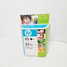 Genuine HP45 Black 23Tri-Color C8790FN Ink Cartridge Sealed in Box EXP JAN 2011