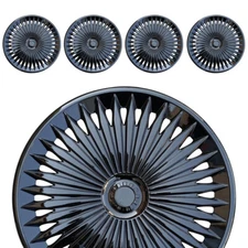 Snap-On Hub Cap Kit (4-Pack) Fits 17 Inch Wheels Universal Wheel Covers HubCaps