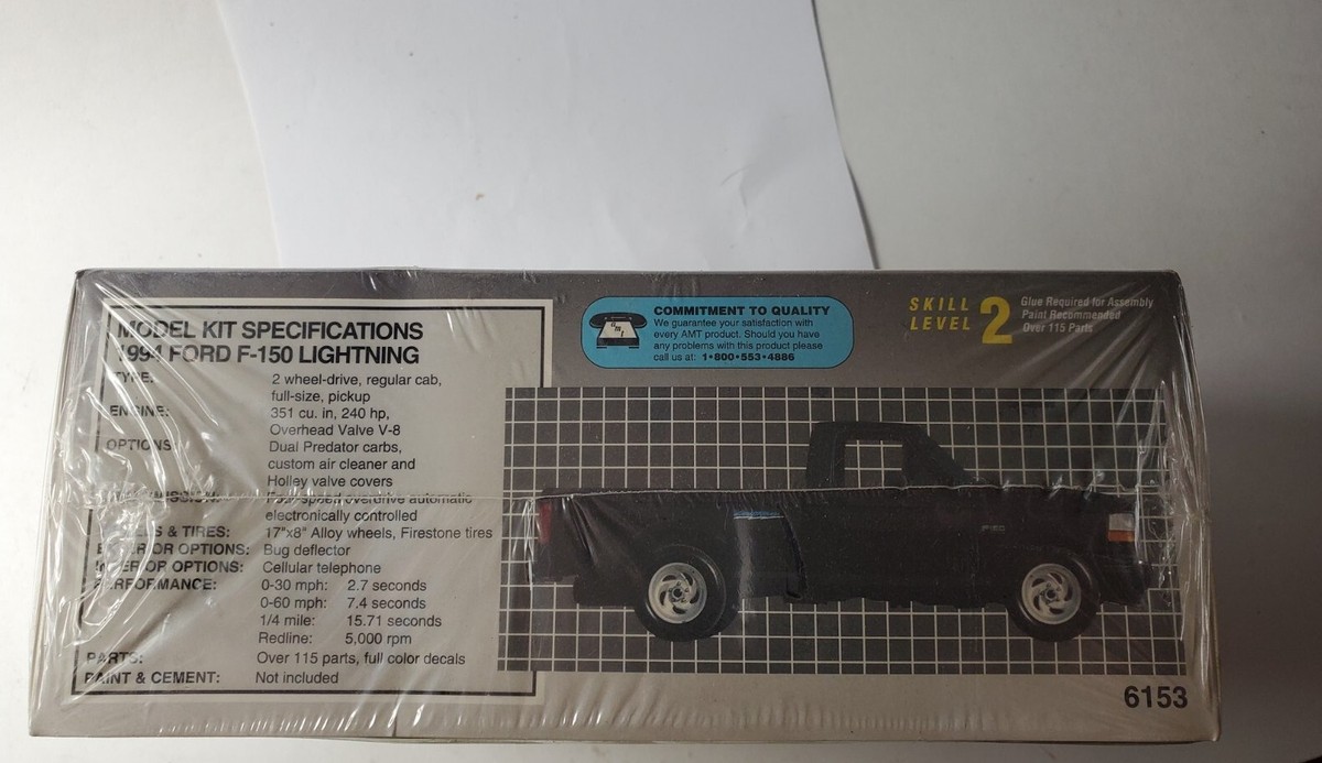 amt 1/25 1994 ford f-150 とレンジャー セット Amazon.com: AMT 1994 Ford F-150 Lightning Pickup 2T 1:25