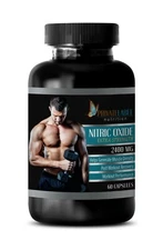 Muscle Growth Tablets - NITRIC OXIDE 2400mg - Enormous Gain In Lean Mass - 1 Bot