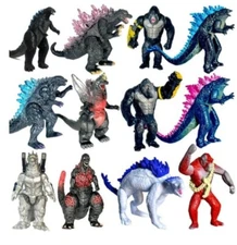 Brand New Set of 12 Godzilla x Kong: The New Empire, Toys Action Figures