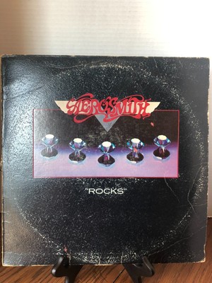 1976 ''Rocks'' by Aerosmith Columbia Records Steven Tyler