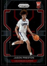 2021-22 Panini Prizm Jason Preston Los Angeles Clippers #327