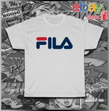 New Fila Sports Logo Men's T-Shirt American Size S-5XL T-Shirt