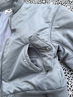Rare Mason Prince M.P. STUDIOS Cropped Boxy MA 1 Bomber Rare Mason Prince M.P. STUDIOS Cropped Boxy MA 1 Bomber