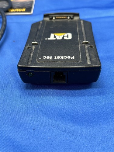 Caterpillar Pocket Tec Palm 130m With 2 Cradles And 1 6 Pin Data Cable Untested - Picture 10 of 13