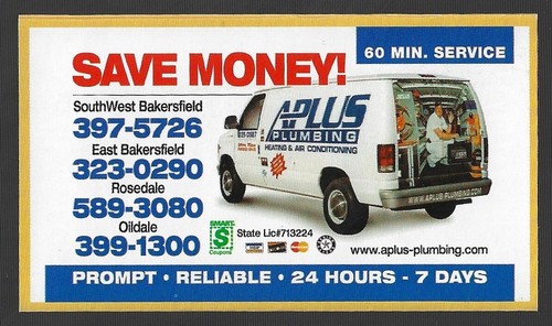2002-03 Bakersfield Condors WCHL Hockey Schedule !!! APlus Plumbing - Picture 2 of 2