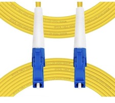 Fibergaga-20m 66ft OS2 LC/UPC to LC/UPC Fiber Patch Cable, Single Mode Fiber